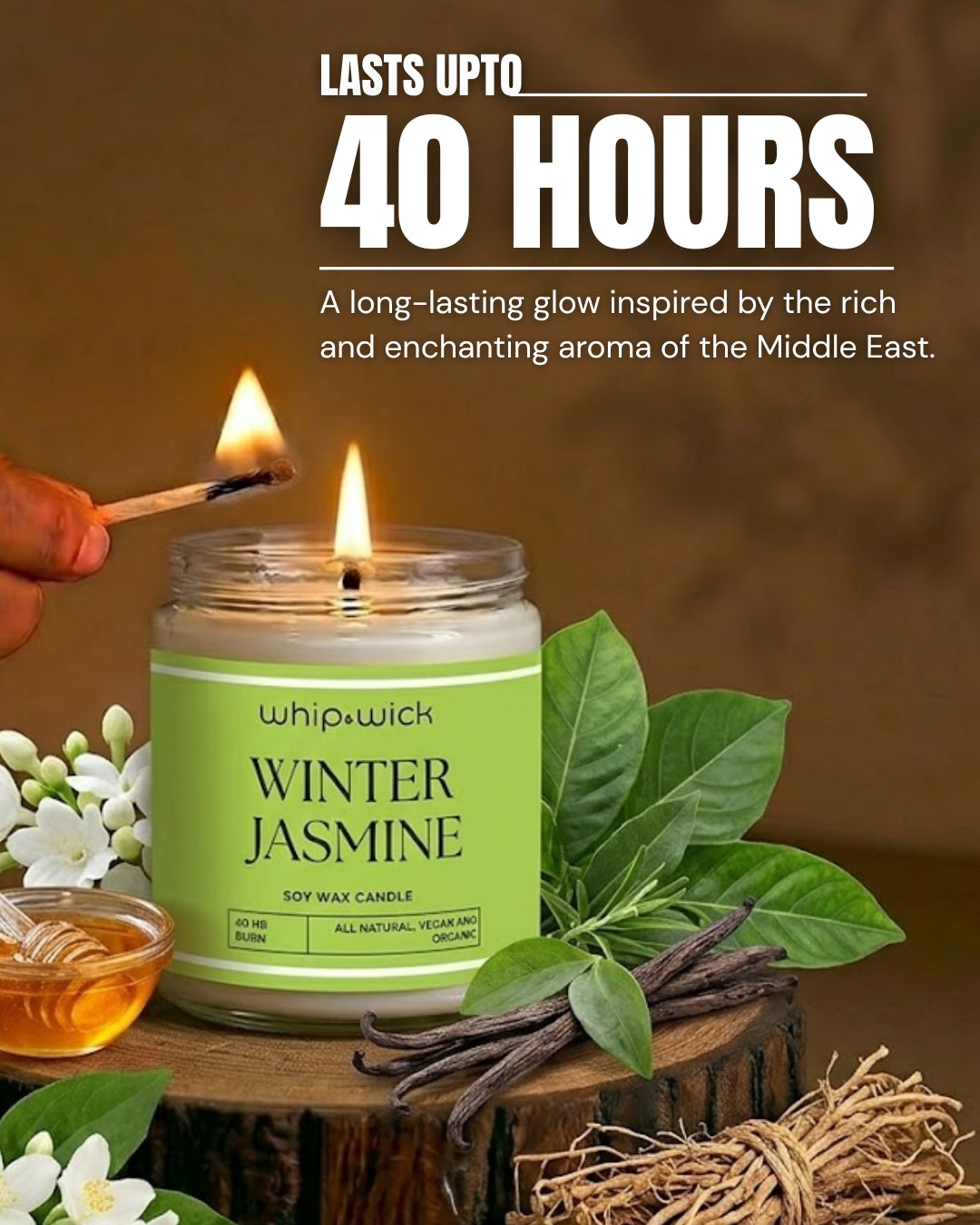 Winter Jasmine Scented Candle