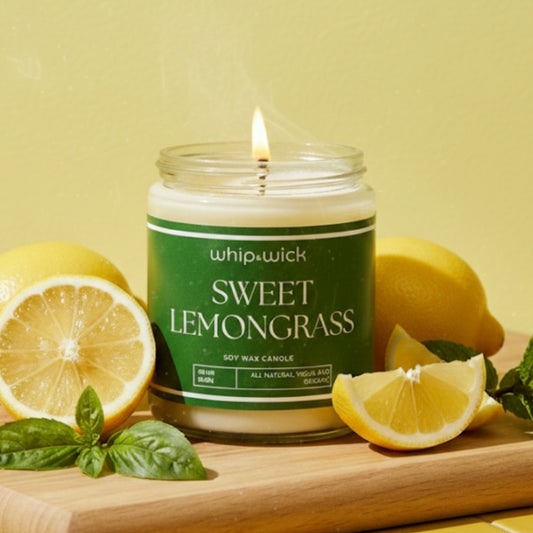 Sweet Lemongrass Scented Candle