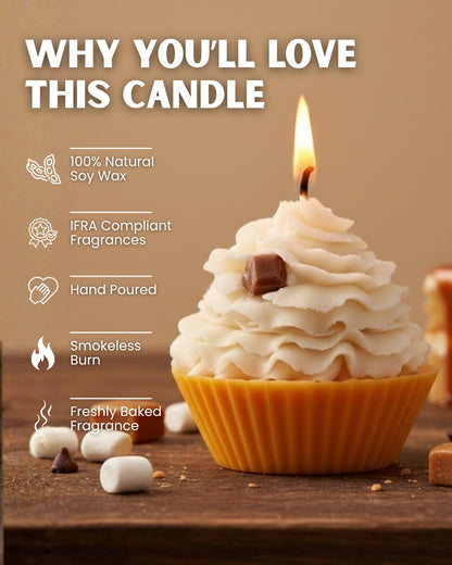 Banoffee Cupcake Scented Candle