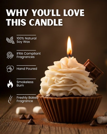 Chocochip Cupcake Scented Candle