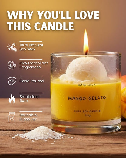 Mango Gelato Scented Candle
