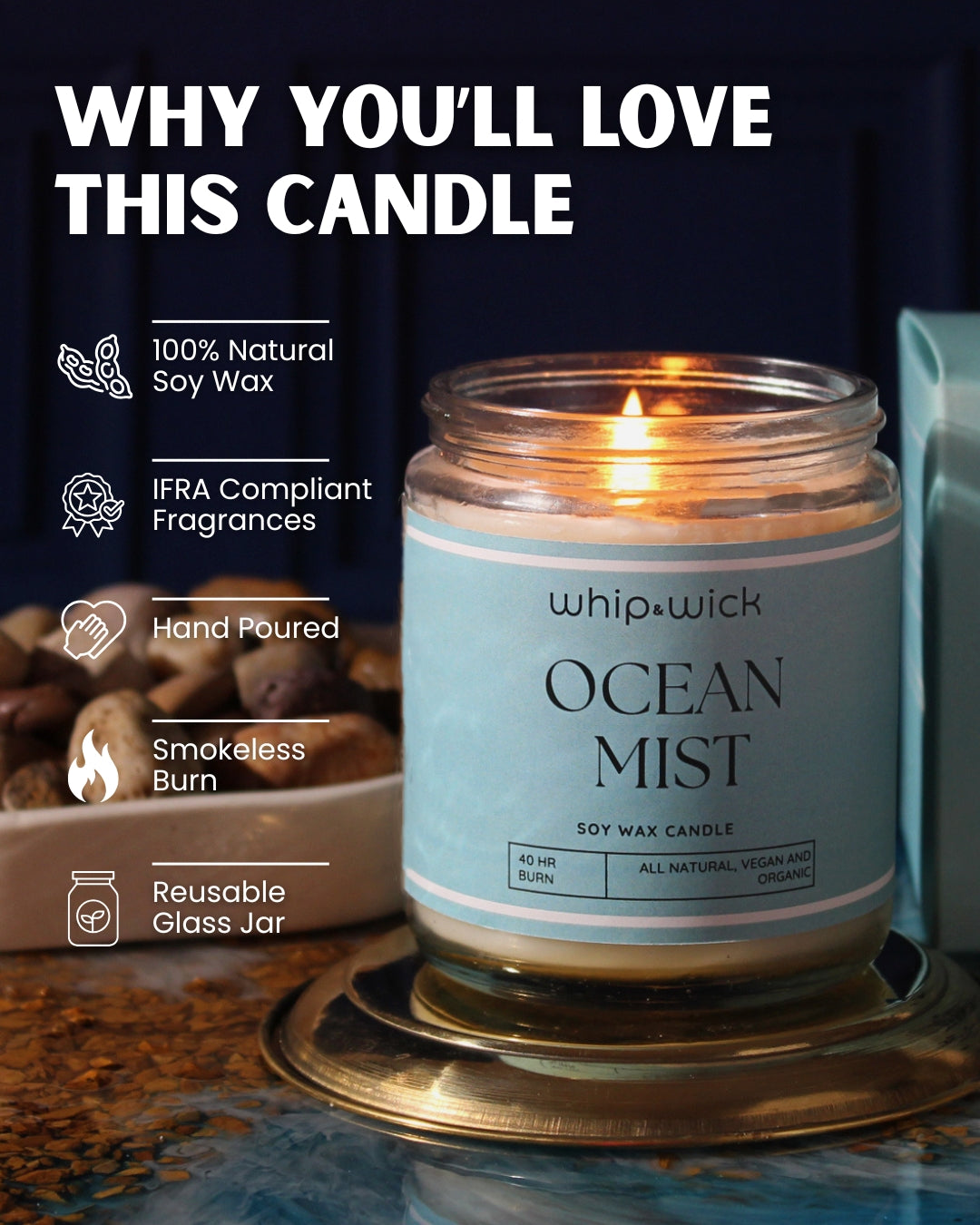 Ocean Mist Scented Candle