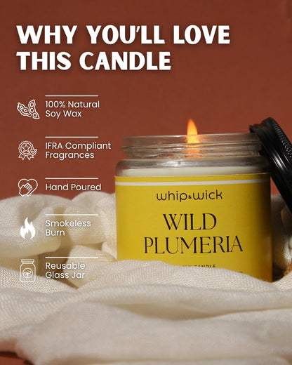 Wild Plumeria Scented Candle