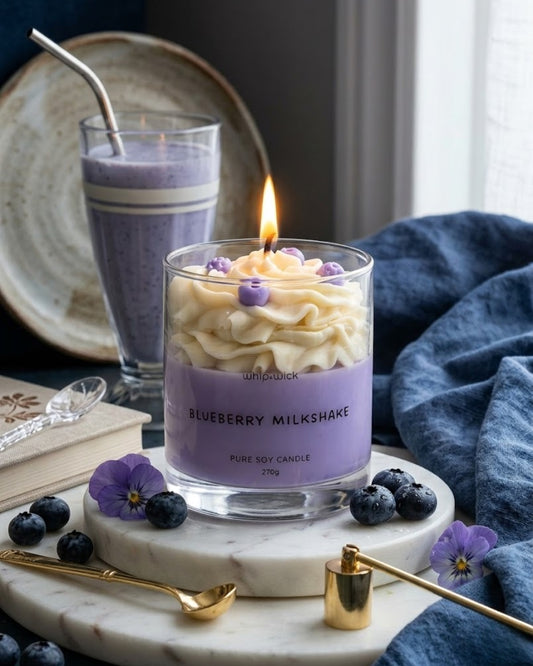 Blueberry Milkshake Scented Candle