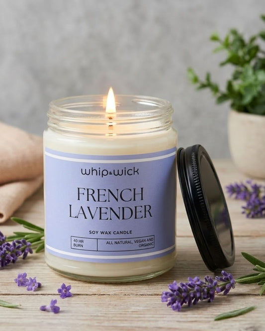 French Lavender Scented Candle