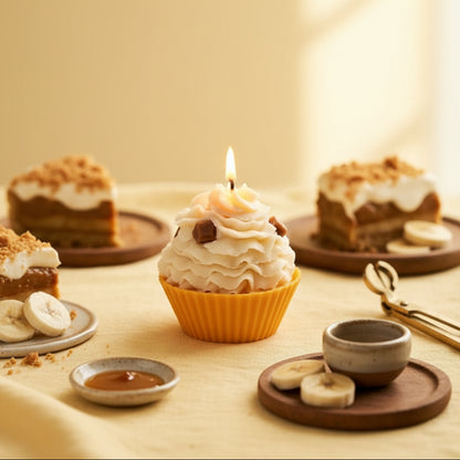 Banoffee Cupcake Scented Candle