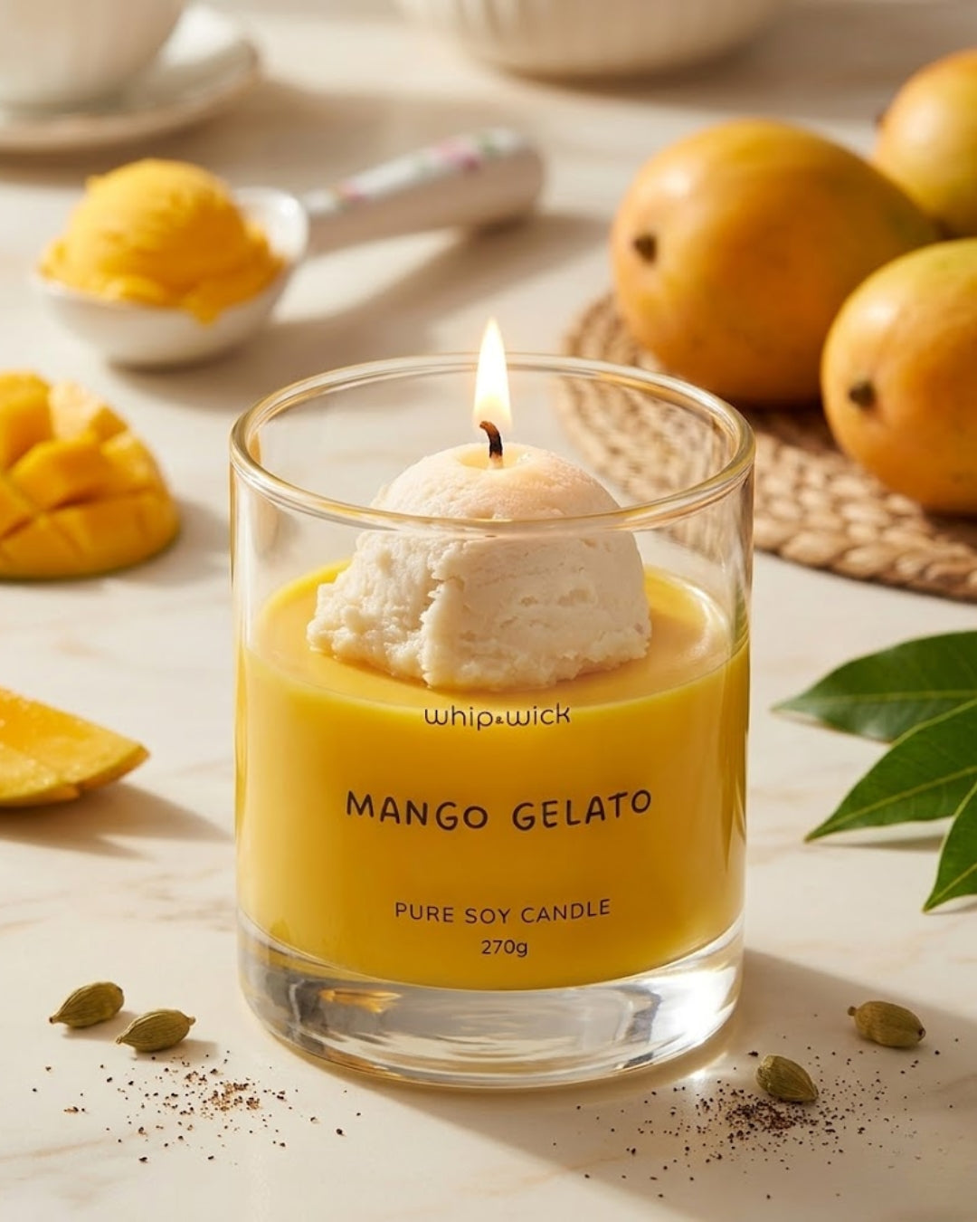 Mango Gelato Scented Candle