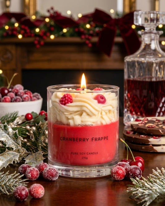 Cranberry Frappe Scented Candle