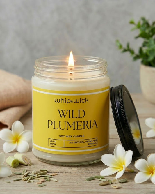 Wild Plumeria Scented Candle