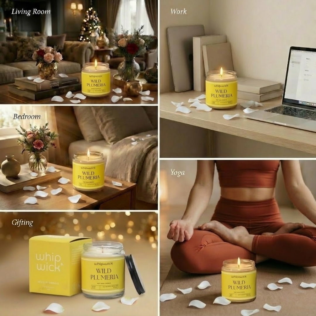 Wild Plumeria Scented Candle