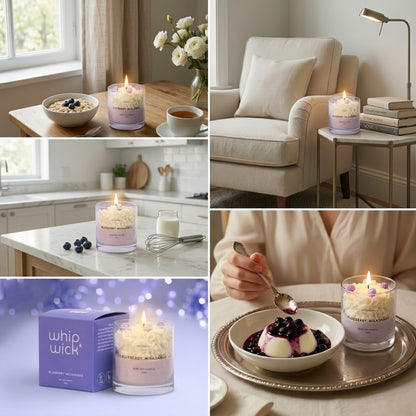 Blueberry Milkshake Scented Candle