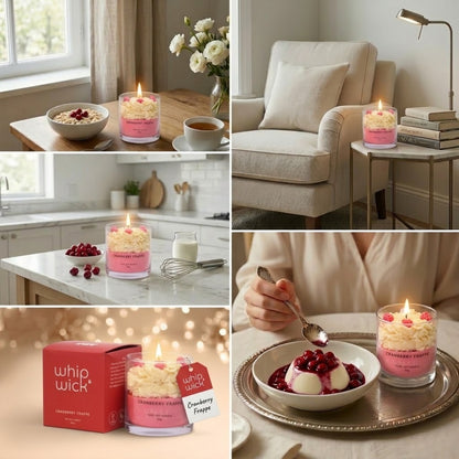 Cranberry Frappe Scented Candle