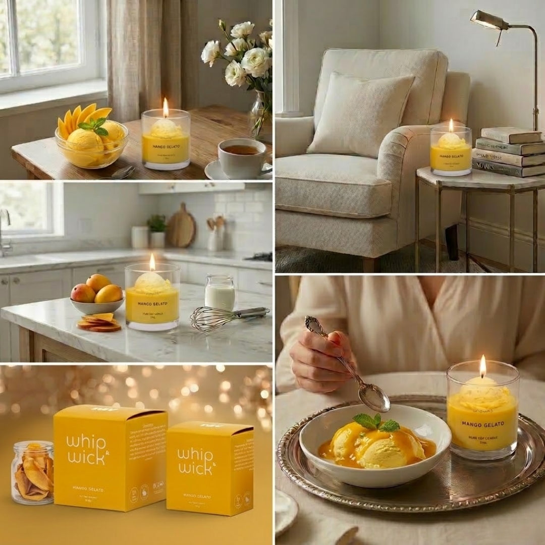 Mango Gelato Scented Candle