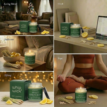 Sweet Lemongrass Scented Candle