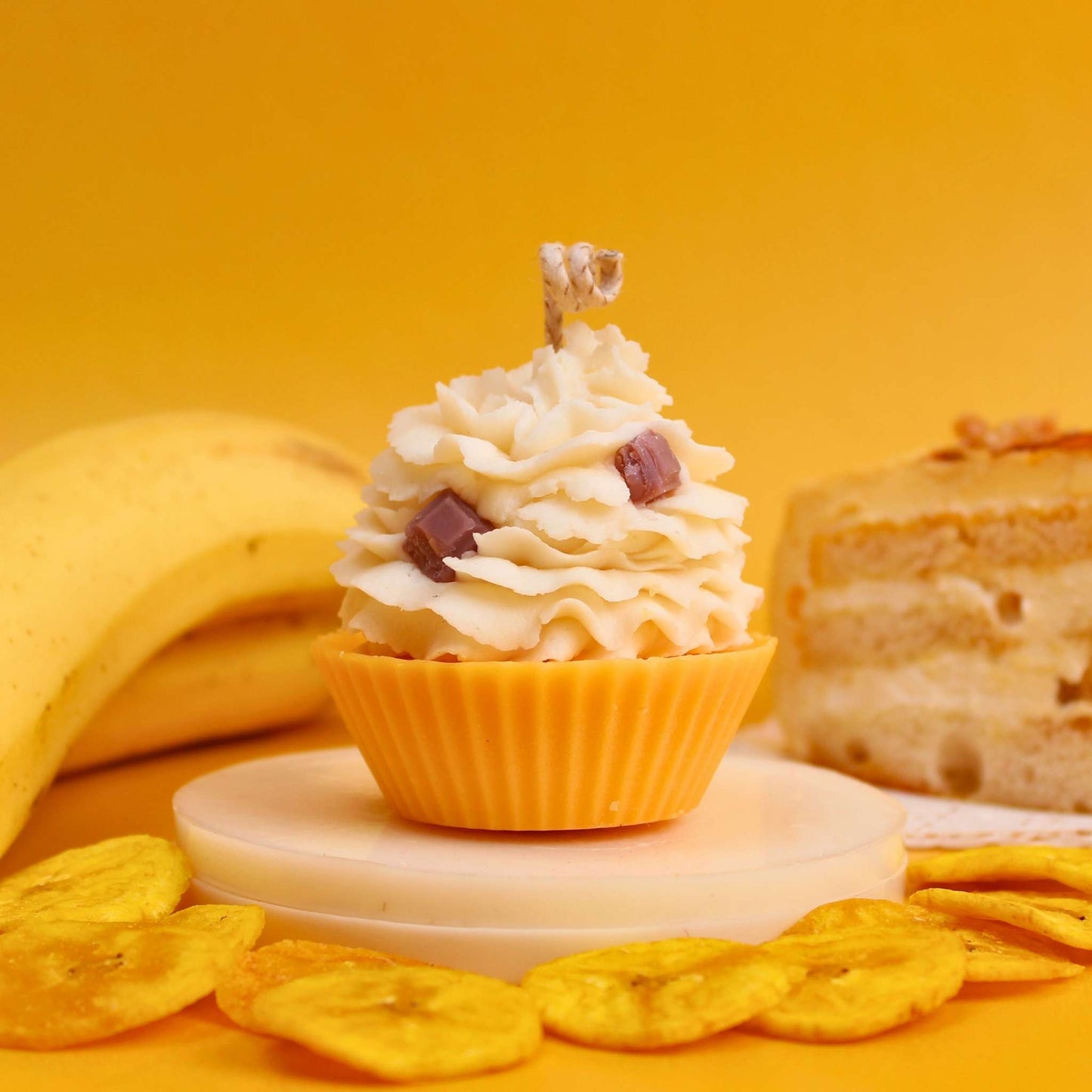 Banoffee Cupcake Scented Candle