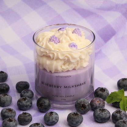 Blueberry Milkshake Scented Candle