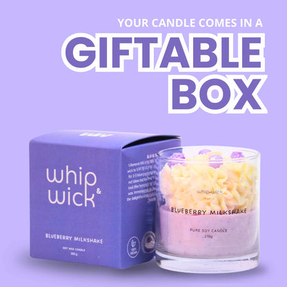 Blueberry Milkshake Scented Candle