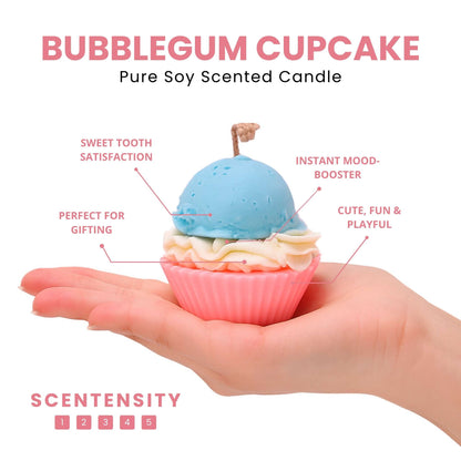 Bubblegum Cupcake Scented Candle