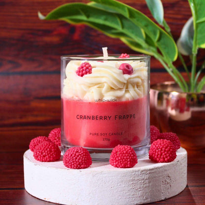 Cranberry Frappe Scented Candle