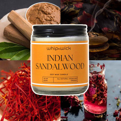 Indian Sandalwood Scented Candle