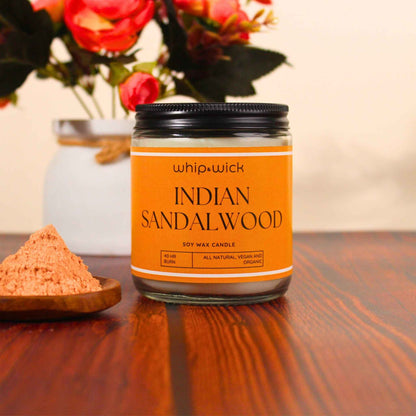 Indian Sandalwood Scented Candle