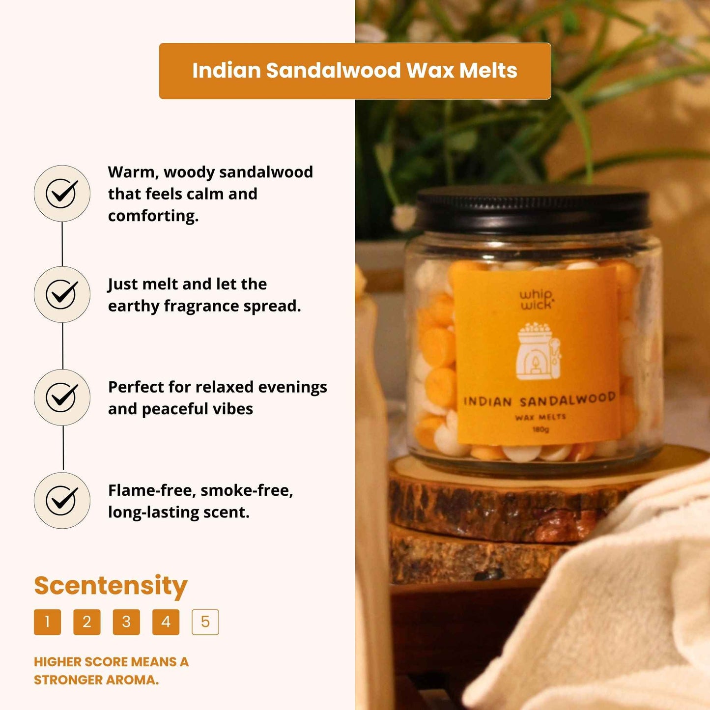 Indian Sandalwood - Wax Melts