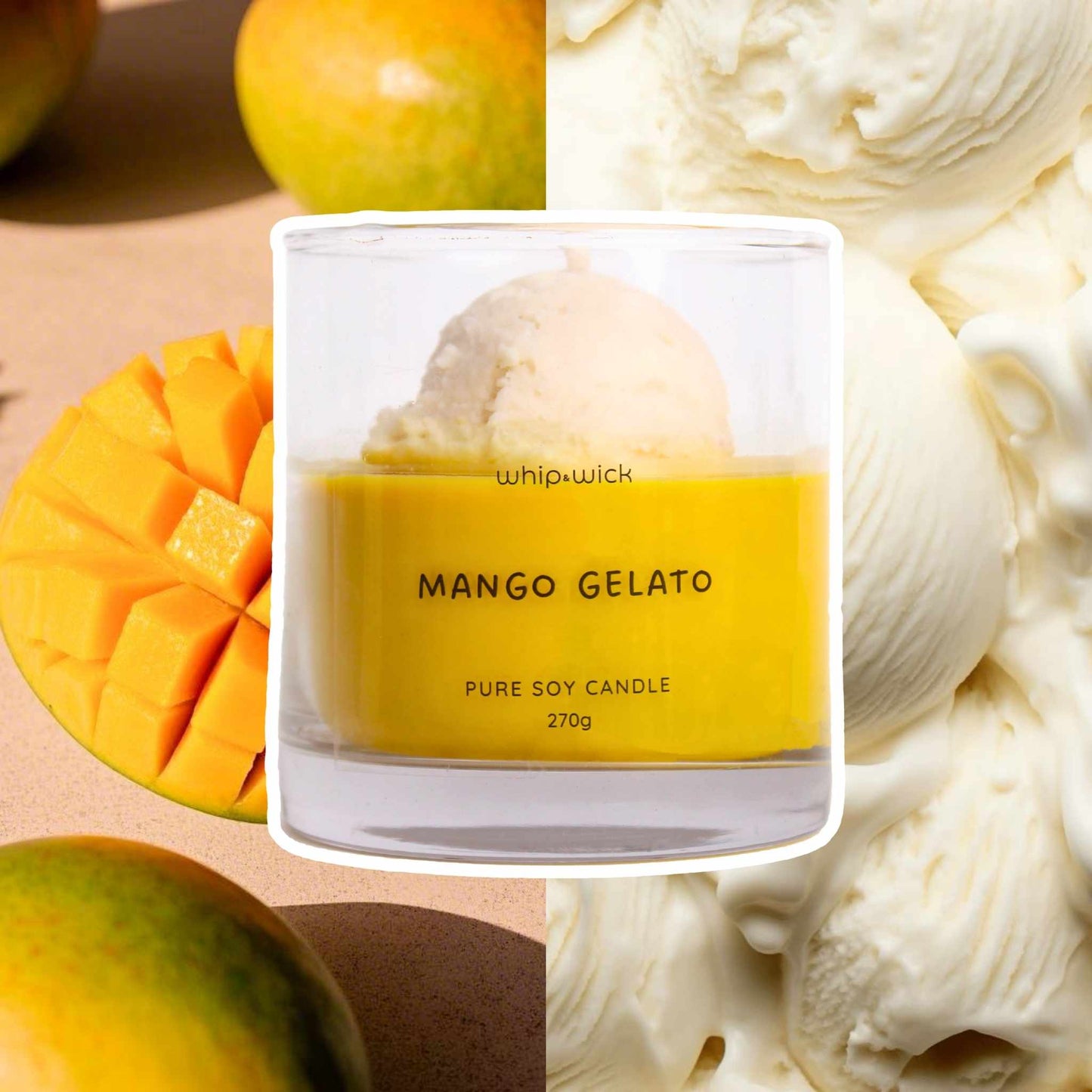 Mango Gelato Scented Candle
