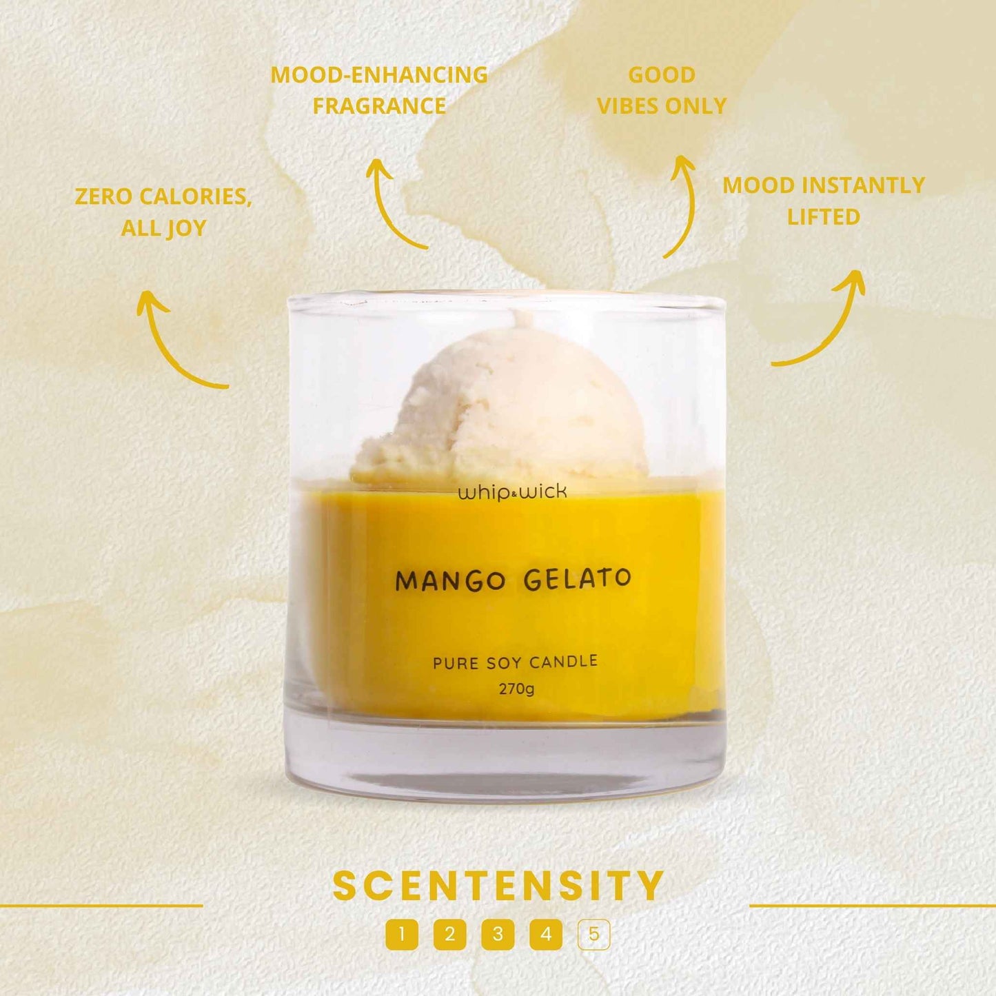 Mango Gelato Scented Candle