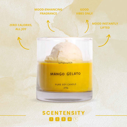 Mango Gelato Scented Candle