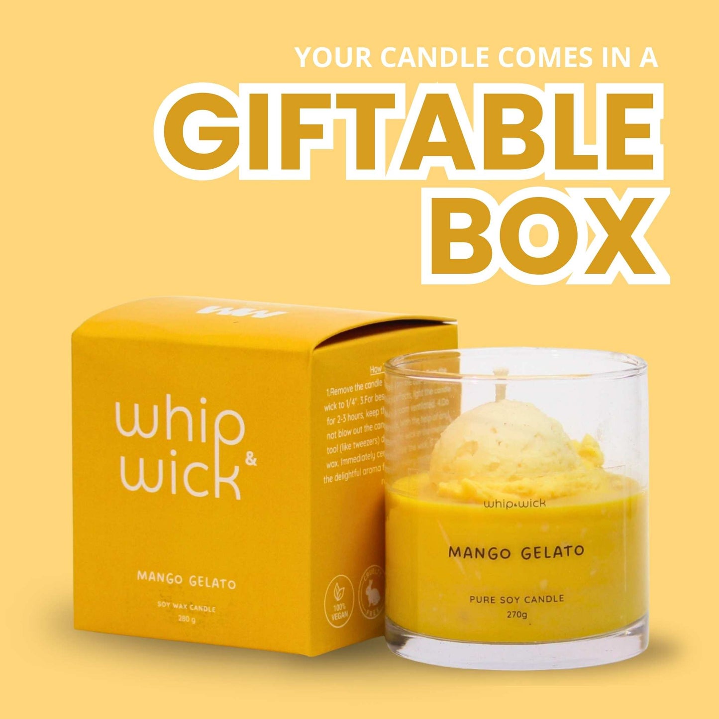 Mango Gelato Scented Candle