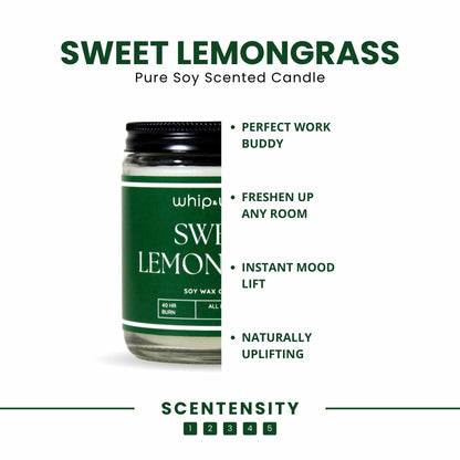 Sweet Lemongrass Scented Candle