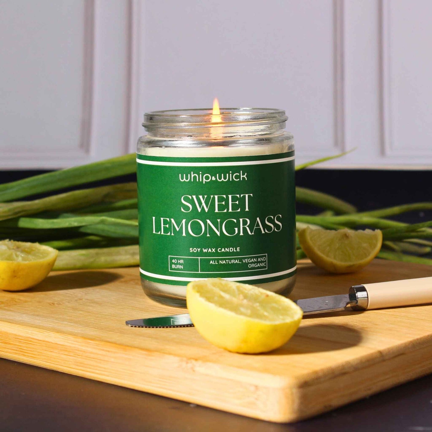 Sweet Lemongrass Scented Candle