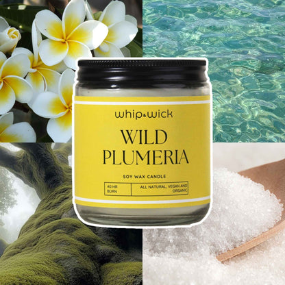 Wild Plumeria Scented Candle