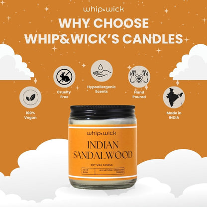 Indian Sandalwood Scented Candle